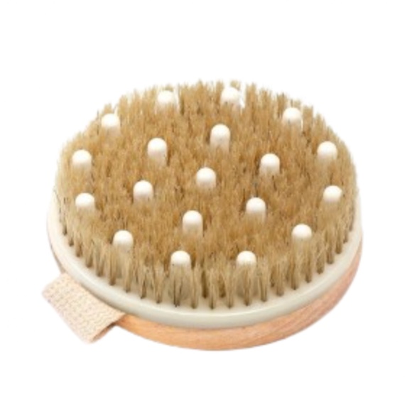 Beauty by Earth Dry Brushing Body Brush - Round Exfoliating Brush - Picture 1 of 6